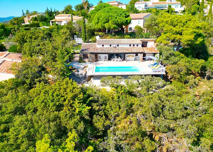 Villa Crystal River, Piscine Privee & Vue Mer Sur Golfe De Saint Tropez